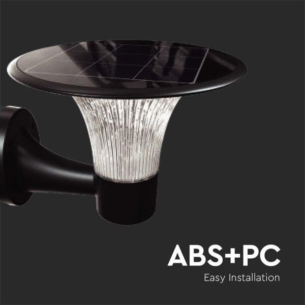 LED Solární nástěnné svítidlo LED/15W/3,2V 4000K/6000K IP65