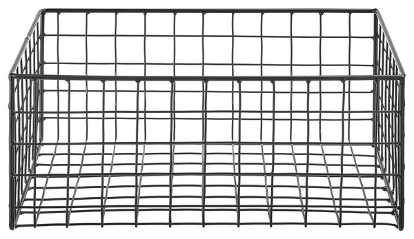 DEPOSIT Úložný kovový koš 30 x 20 cm - černá