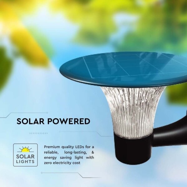 LED Solární nástěnné svítidlo LED/15W/3,2V 4000K/6000K IP65