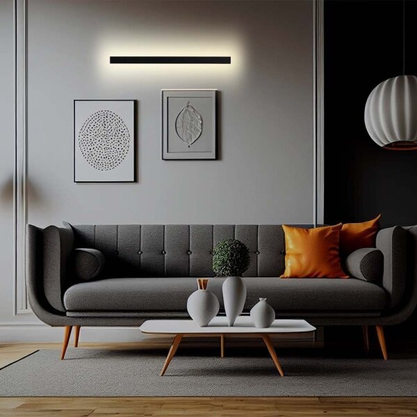 LED Venkovní nástěnné svítidlo LED/16W/230V 3000K IP65 101 cm černá