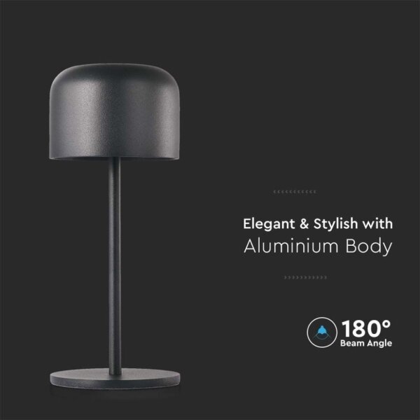 LED Stmívatelná stolní lampa LED/1,5W/5V 2700-5700K IP54 černá