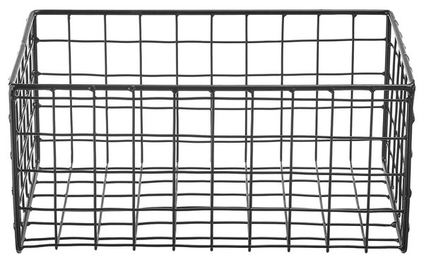 DEPOSIT Úložný kovový koš 26 x 17 cm - černá
