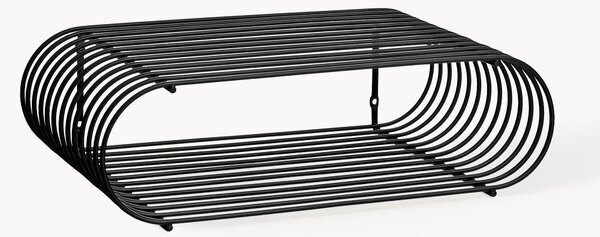 Nástěnná kovová police Curva, Š 40 cm