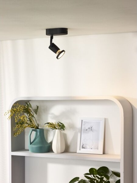 Lucide 11903/05/30 - LED bodové svítidlo JASTER-LED 1xGU10/5W/230V černé