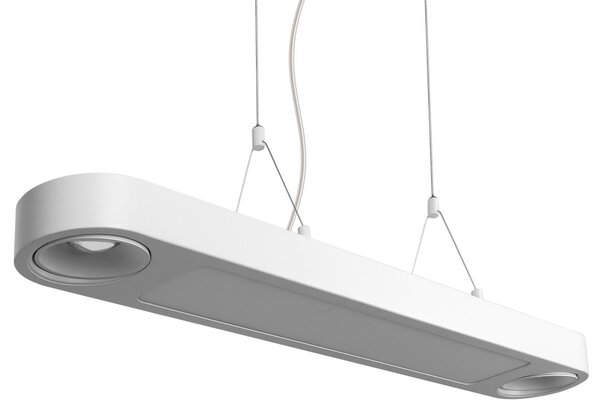 Závěsné svítidlo Luce, 1x bílé kovové stínítko, w