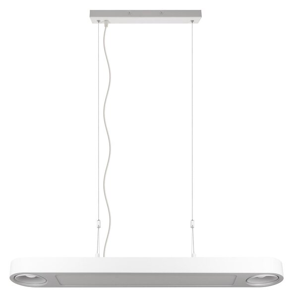 Závěsné svítidlo Luce, 1x bílé kovové stínítko, w