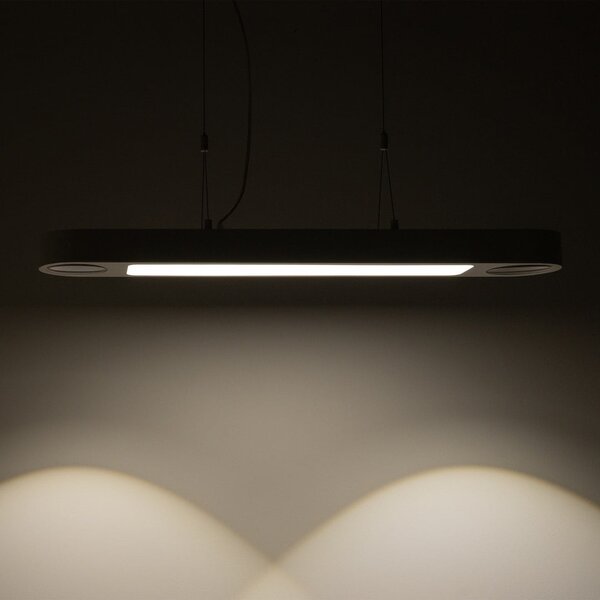 Závěsné svítidlo Luce, 1x bílé kovové stínítko, w