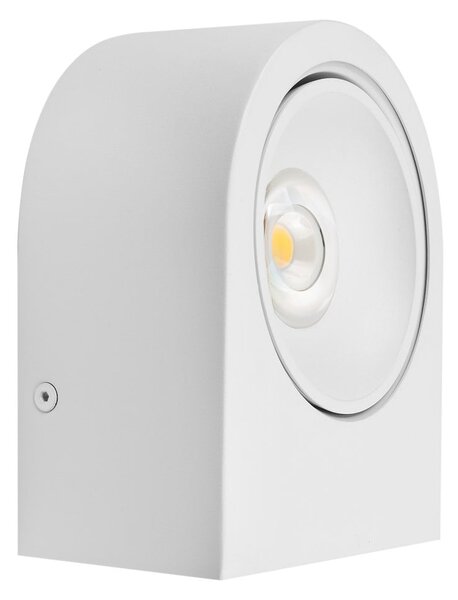 Nástěnné svítidlo Luce, 1x bílé kovové stínítko, w