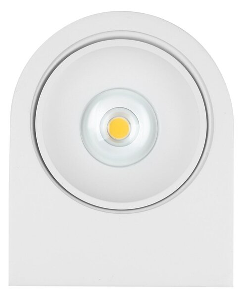 Nástěnné svítidlo Luce, 1x bílé kovové stínítko, w