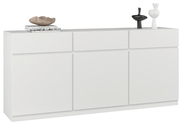 ŠIROKÁ KOMODA, bílá, 180/82,5/40 cm MID.YOU - Online Only komody, Online Only