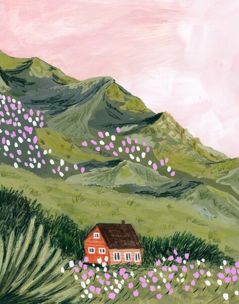 Ilustrace Mountain House, Sarah Gesek