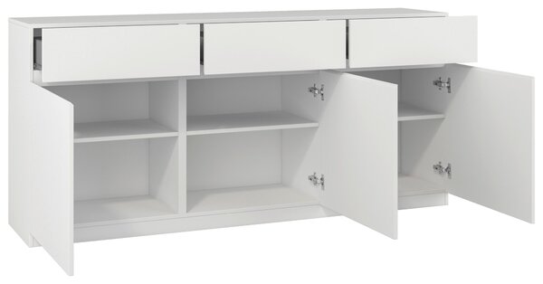 ŠIROKÁ KOMODA, bílá, 180/82,5/40 cm MID.YOU - Online Only komody, Online Only