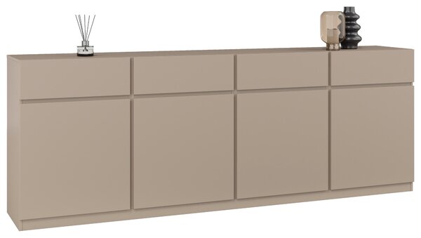 ŠIROKÁ KOMODA, béžová, 224,8/82,4/40 cm MID.YOU - Online Only komody, Online Only