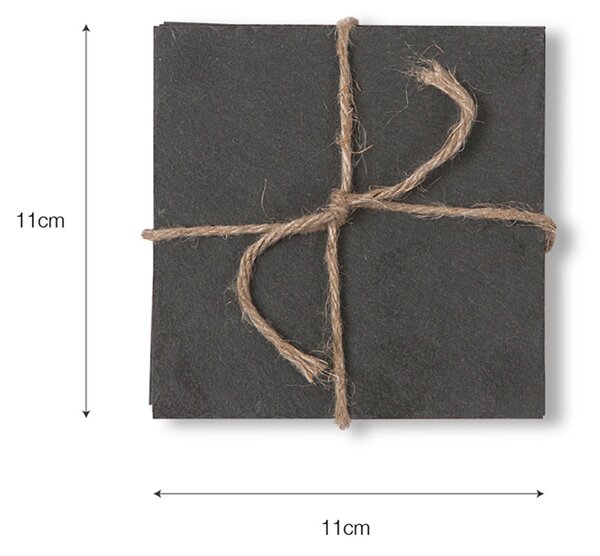 Břidlicové podtácky Slate – 4 ks Garden Trading