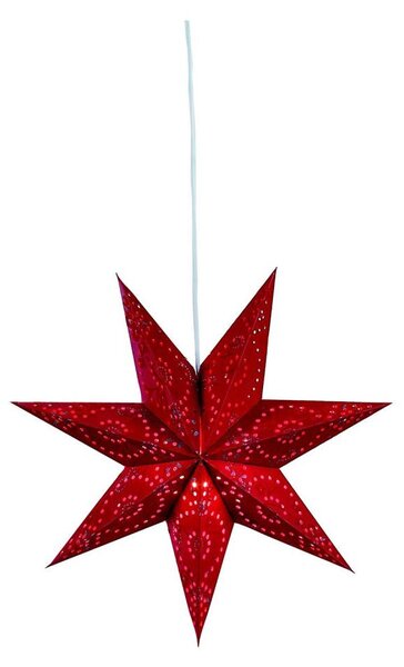 Markslöjd 700122 - Vánoční dekorace SATURNUS 1xE14/25W/230V pr. 45 cm červená