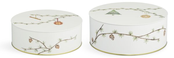 Vánoční dózy Hammershoi Jul – set 2 ks Kähler