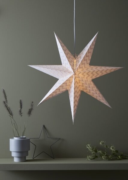 Markslöjd 705804 - Vánoční dekorace ADMIRA 1xE14/25W/230V pr. 60 cm bílá