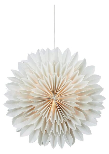 Markslöjd 705843 - Vánoční dekorace SOLINA 1xE14/25W/230V pr. 45 cm bílá