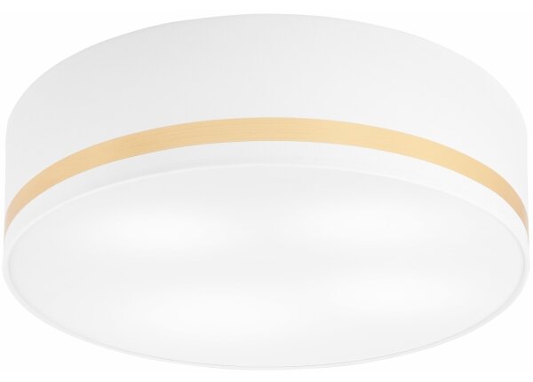 Stropní svítidlo SIRJA STRIPE 4xE27/15W/230V pr. 45 cm bílá