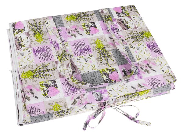 BELLATEX Polstr na plážové lehátko - potah na zip Šedá 55x195 cm