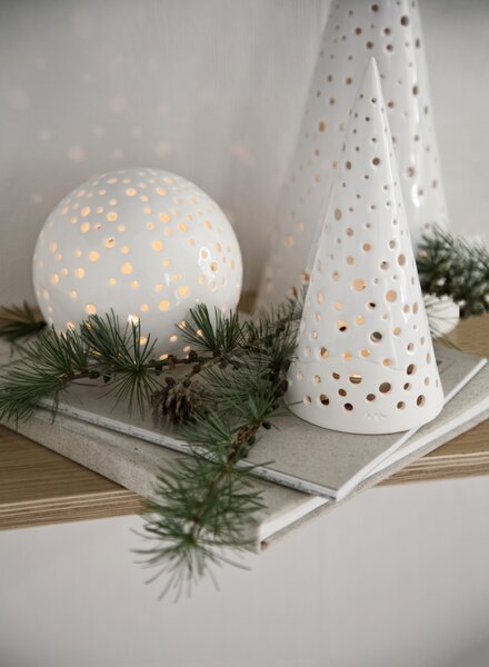 Svícen Nobili Tree White 30 cm Kähler