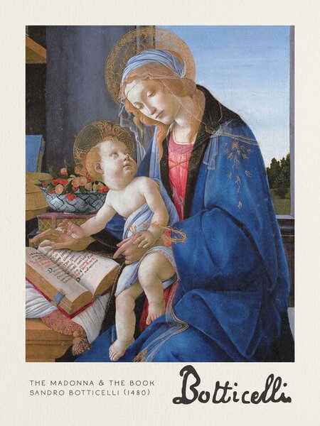 Obrazová reprodukce The Madonna & The Book - Sandro Botticelli