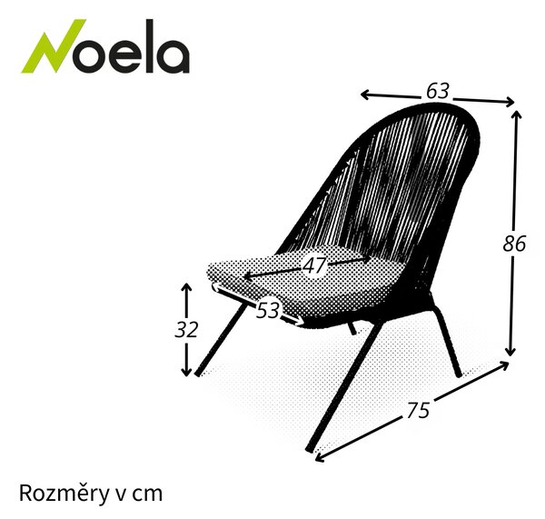 Noela Zahradní křeslo Selection North