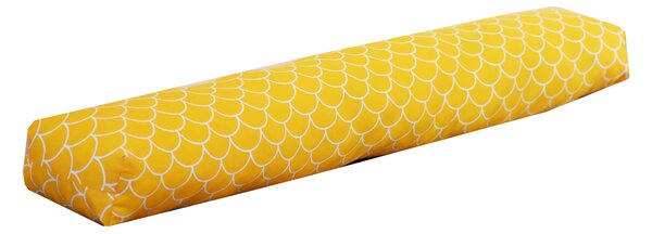 POMIS Protiprůvaňák - těsnící polštář proti průvanu Žluté vlnky
