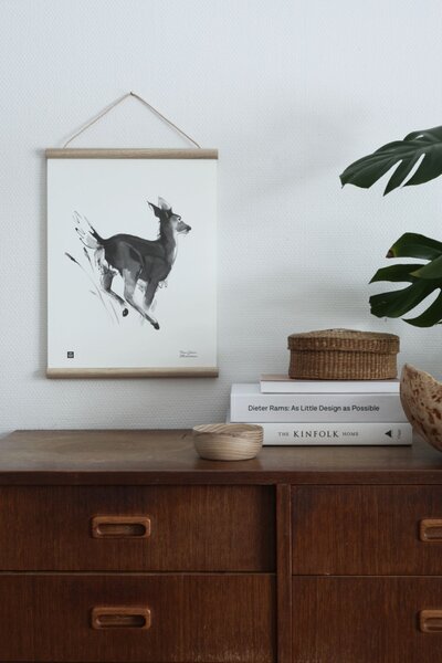 Plakát White-tailed Deer 30x40 cm Teemu Järvi Illustrations