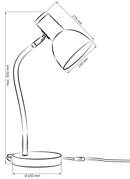 Stolní lampa MIMI 1xE27/10W/230V růžová