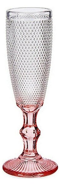 Vivalto Sklenka na šampaňské Růžový Transparentní Sklo 6 kusů (180 ml)