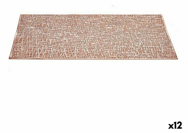 Kinvara Prostírání Růžový Plastické (45 x 0,01 x 30 cm) (12 kusů)