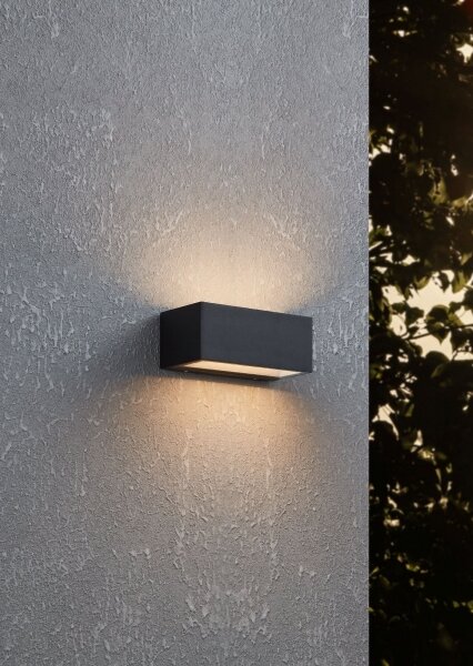 Eglo 900885 - LED Venkovní nástěnné svítidlo SPONGANO 2xLED/5W/230V IP65