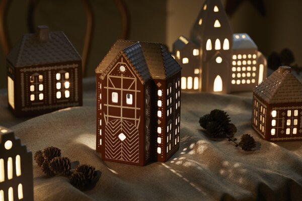 Kähler Design Svícen Urbania Gingerbread - Large KD509