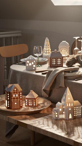 Kähler Design Svícen Urbania Gingerbread - Large KD509
