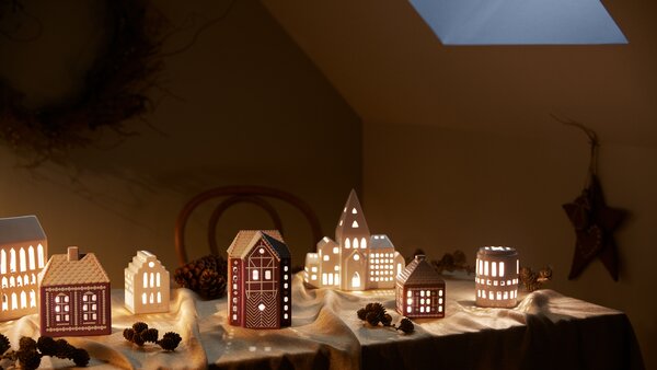Kähler Design Svícen Urbania Gingerbread - Large KD509