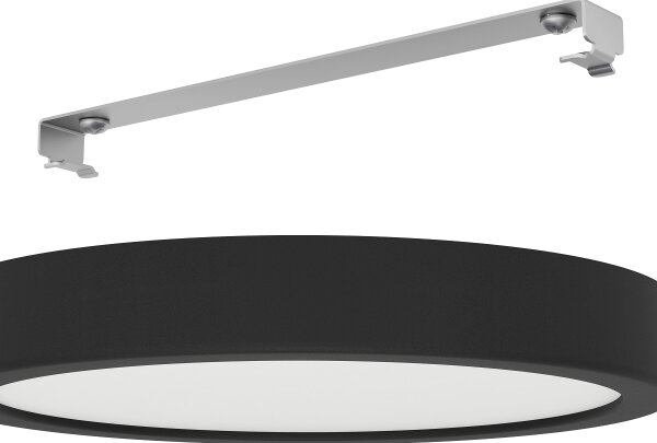 Eglo 900653 - LED Koupelnové stropní svítidlo FUEVA LED/17W/230V černá IP44