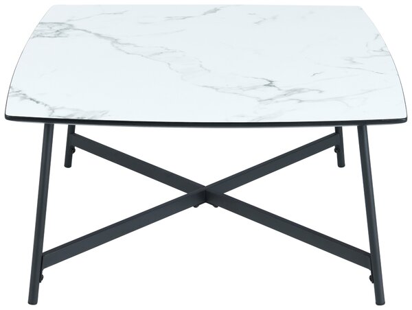 KONFERENČNÍ STOLEK, bílá, kov, kompozitní dřevo, 80/60/42 cm MID.YOU - Konferenční stolky, Online Only