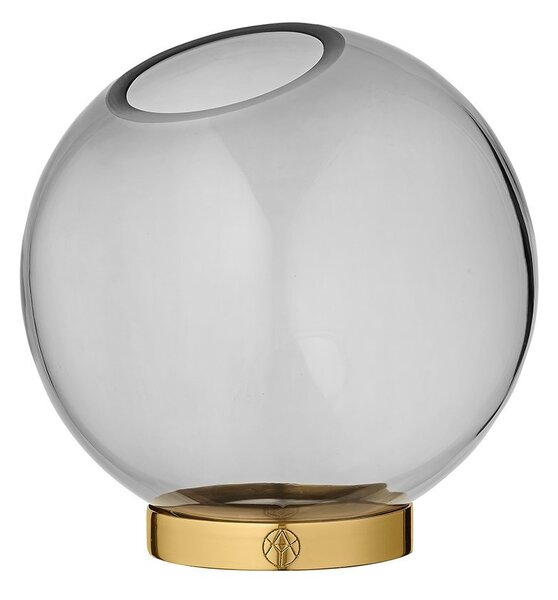 Váza Globe Black 21 cm AYTM
