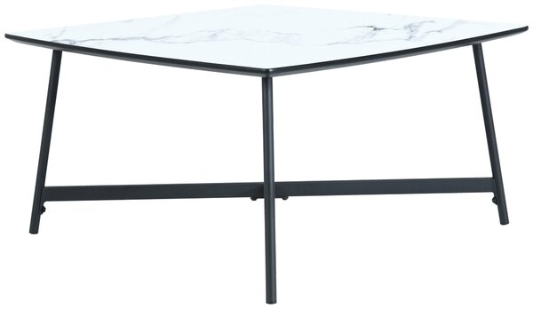 KONFERENČNÍ STOLEK, bílá, kov, kompozitní dřevo, 80/60/42 cm MID.YOU - Konferenční stolky, Online Only