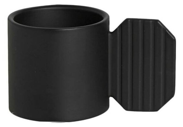 Kovový svícen Art Hexagon Black Oyoy