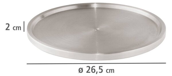 Wenko Rondell organizér 26.5x26.5x1 cm chrom 2334100