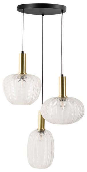 Závěsná lampa NJORO Sklo Průhledná