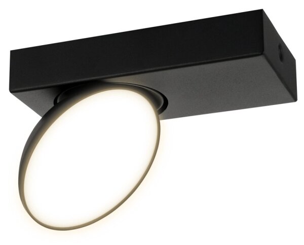ITALUX SPL-31976-1B-BK - LED Bodové svítidlo CASTELIO LED/5W/230V 4000K černá