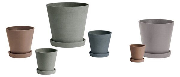 Květináč Flowerpot s podmiskou Green S HAY