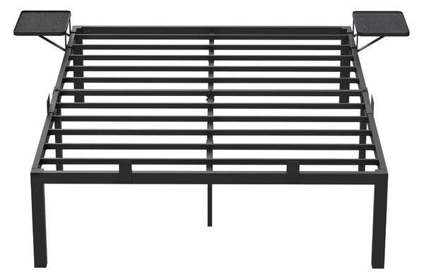 KOVOVÁ POSTEL, 140/190 cm černá Boxxx - Jednolůžkové postele, Online Only