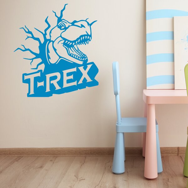 Živá Zeď Samolepka Dinosaurus T-REX Barva: černá