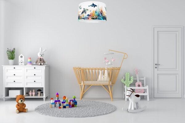 Dětské stropní svítidlo OCEAN 1xE27/60W/230V