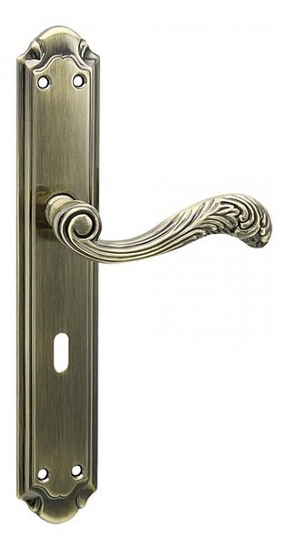Dveřní kování COBRA FLORENCE (OFS), klika-klika, Otvor pro obyčejný klíč BB, COBRA OFS (bronz česaný), 72 mm
