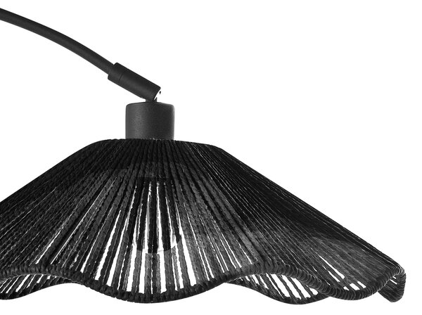 Stojací lampa MIGORI Papír Černá